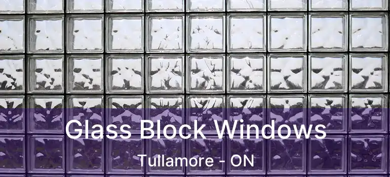  Glass Block Windows Tullamore - ON