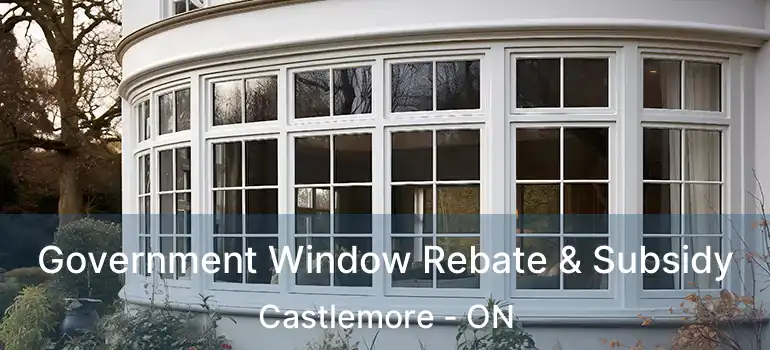  Government Window Rebate & Subsidy Castlemore - ON