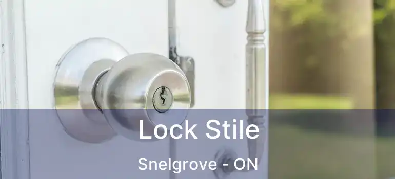  Lock Stile Snelgrove - ON