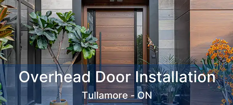  Overhead Door Installation Tullamore - ON