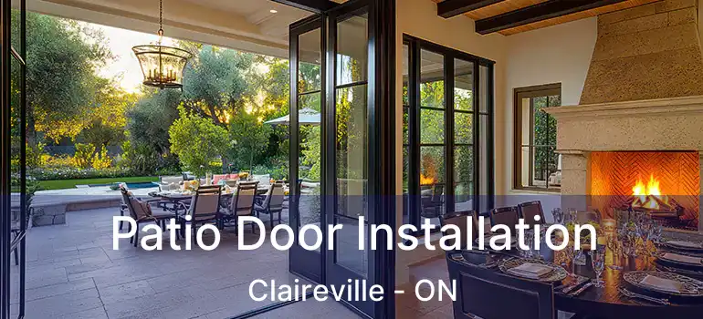  Patio Door Installation Claireville - ON