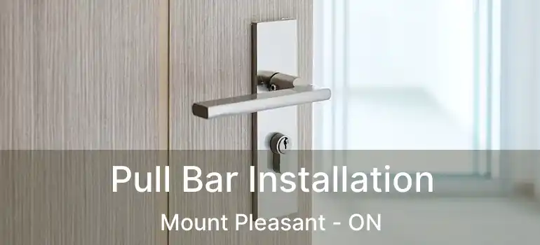  Pull Bar Installation Mount Pleasant - ON