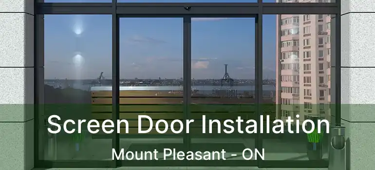  Screen Door Installation Mount Pleasant - ON