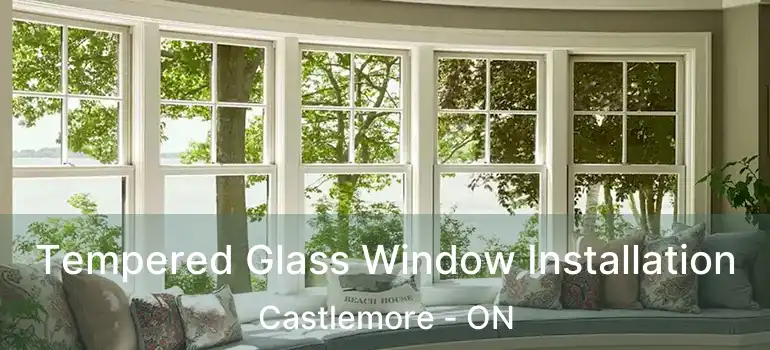  Tempered Glass Window Installation Castlemore - ON