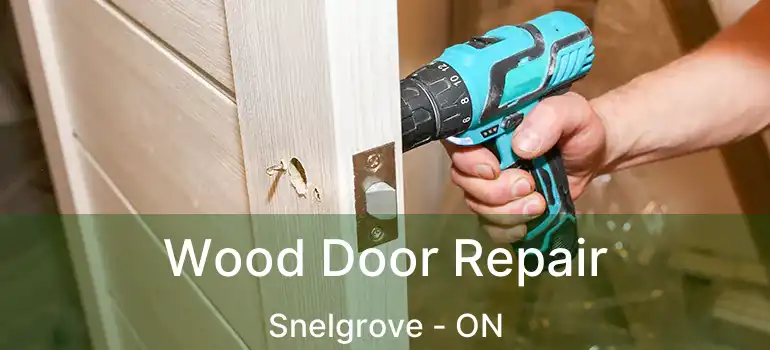  Wood Door Repair Snelgrove - ON